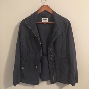 Old Navy Dark Blue Utility Jacket